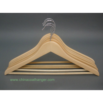 Eco Friendly Instock cintre en bois pour magasin